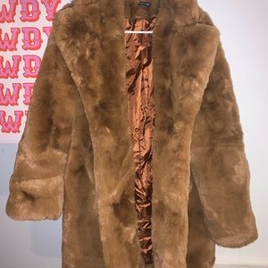 Faux fur jacket